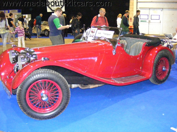Suffolk Sportscars - SS100. Side view of SS100