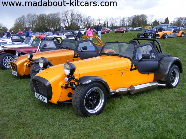 Caterham cars - Superlight R300. In good company at Detling