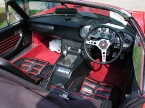 Black and red leather interior