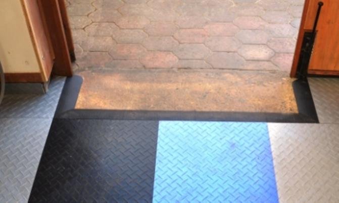 garage floor by rear door.jpg
