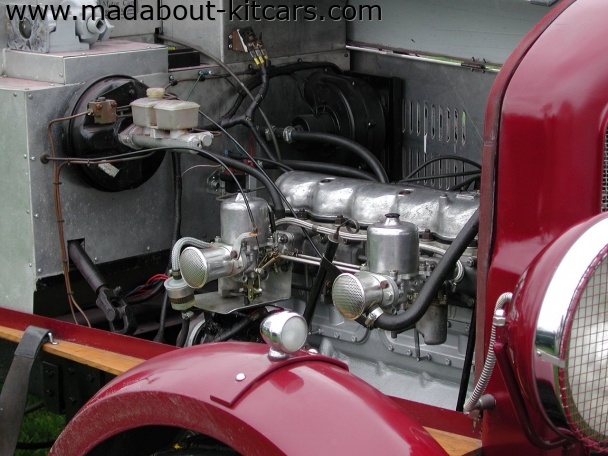 Sherpley Motor Company - Speed 6. Straight Six engine installation