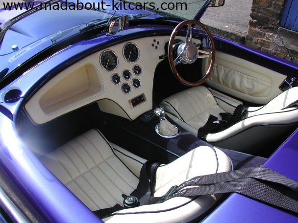 DJ sportscars - Tojeiro. Cream leather interior