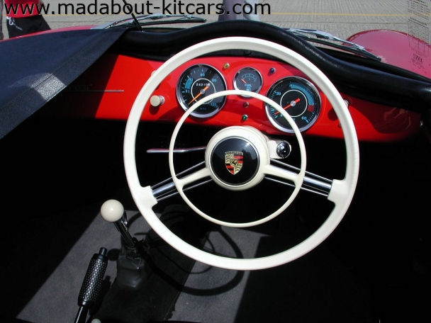 Chesil Motor Company - Speedster. Period steering wheel