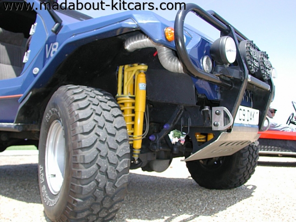 Dakar design and conversions - Dakar 4x4. Tough suspension