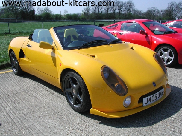 GTM Cars Ltd - GTM Spyder. Yellow Spyder with front skirt