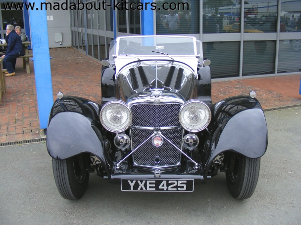 Suffolk Sportscars - SS100. Front view of SS100