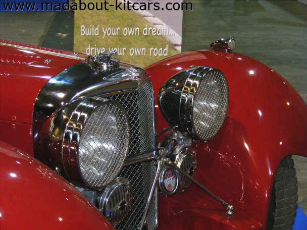Suffolk Sportscars - SS100. Front grille close up