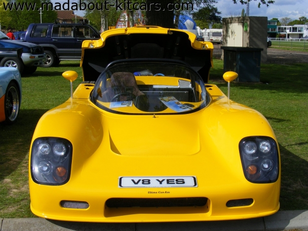 Ultima Sports Ltd - Can-Am. Yellow Can-Am front end