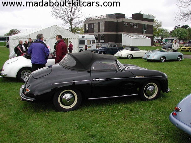 Chesil Motor Company - Speedster. Black Speedster with hood up