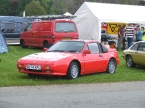 Red G32 on Ginetta club stand