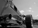 Tornado Sports Cars - Raptor. Black and white effect