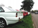 Rear end line up of coupes